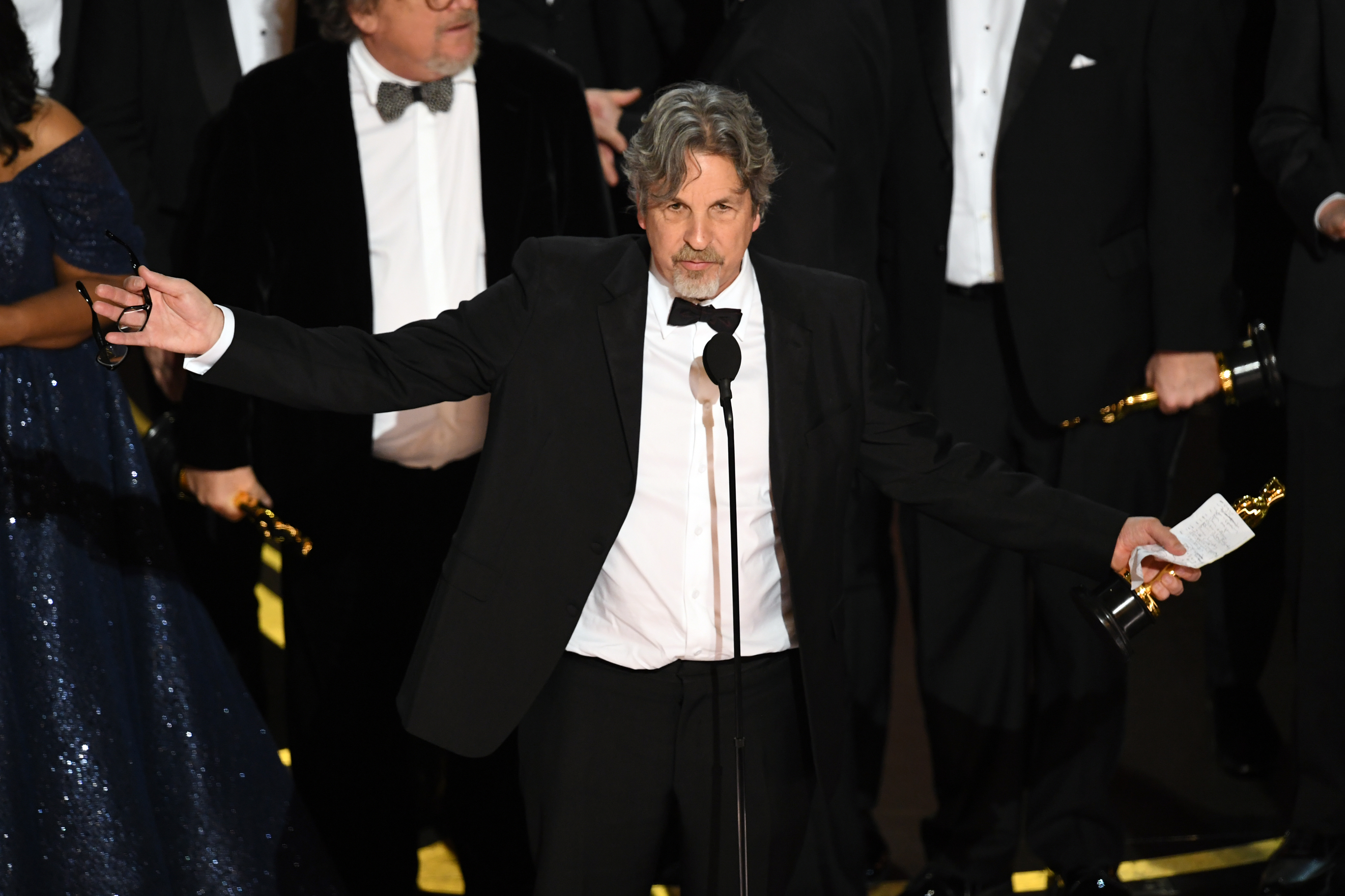 Peter Farrelly accepts the Best Picture award for 'Green Book' onstage during the 91st Annual Academy Awards at Dolby Theatre on February 24, 2019 in Hollywood, California.