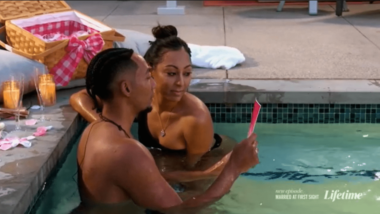 Nate and Stacia in 'MAFS' Season 15 episode 9 (Lifetime)