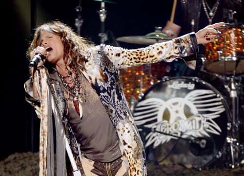 Singer Steven Tyler of Aerosmith performs onstage during Fox's 