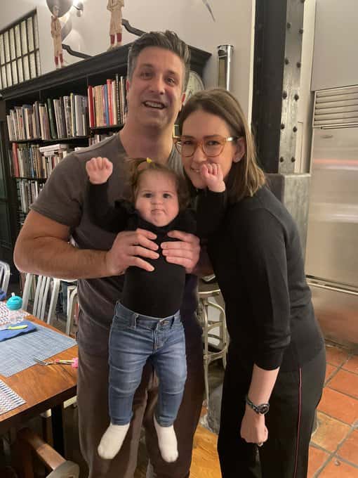 Jessica Tarlov and husband Brian McKenna were neighbors when they started dating (@JessicaTarlov/X)