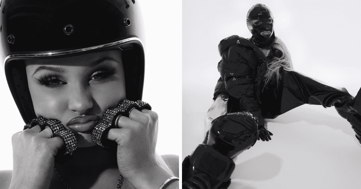 Alabama Barker trolled for wearing gimp mask in latest photoshoot (Instagram/alabamaluellabarker)