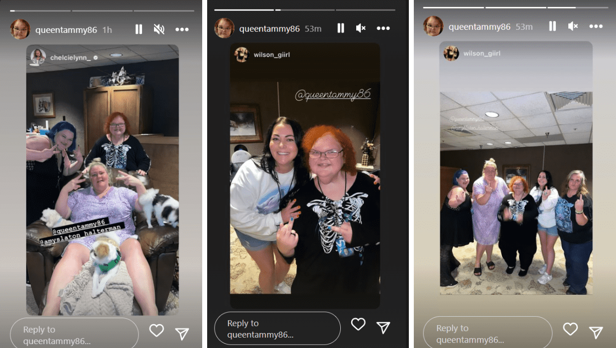 '1000-lb Sisters' star Tammy Slaton uploads pictures with comedian 'Trailer Trash Tammy' Chelcie Lynn (Instagram/@queentammy86)