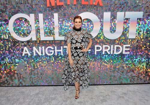 JoAnna Garcia Swisher attends Netflix's 'All Out: A Night of Pride' at Heart Weho on May 11, 2023 in West Hollywood, California.