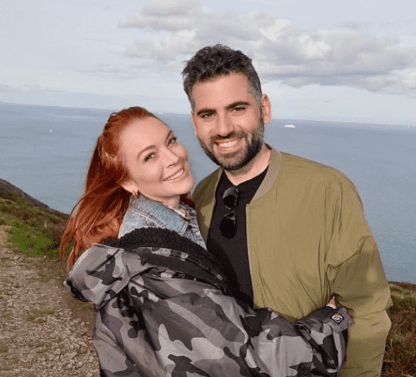 Lindsay Lohan and Bader Shammas married in 2022 and are expecting their first child together (lindsaylohan/Instagram)