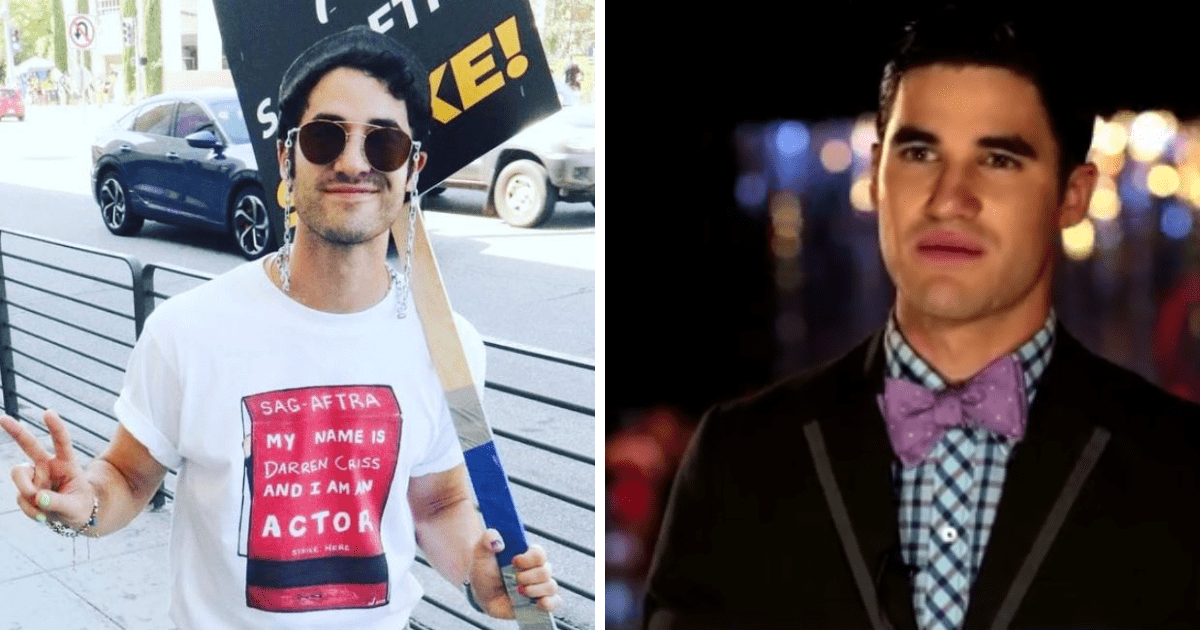 Darren Criss who played Blaine Anderson, (@gleeofficial/@Darren Criss /Instagram)