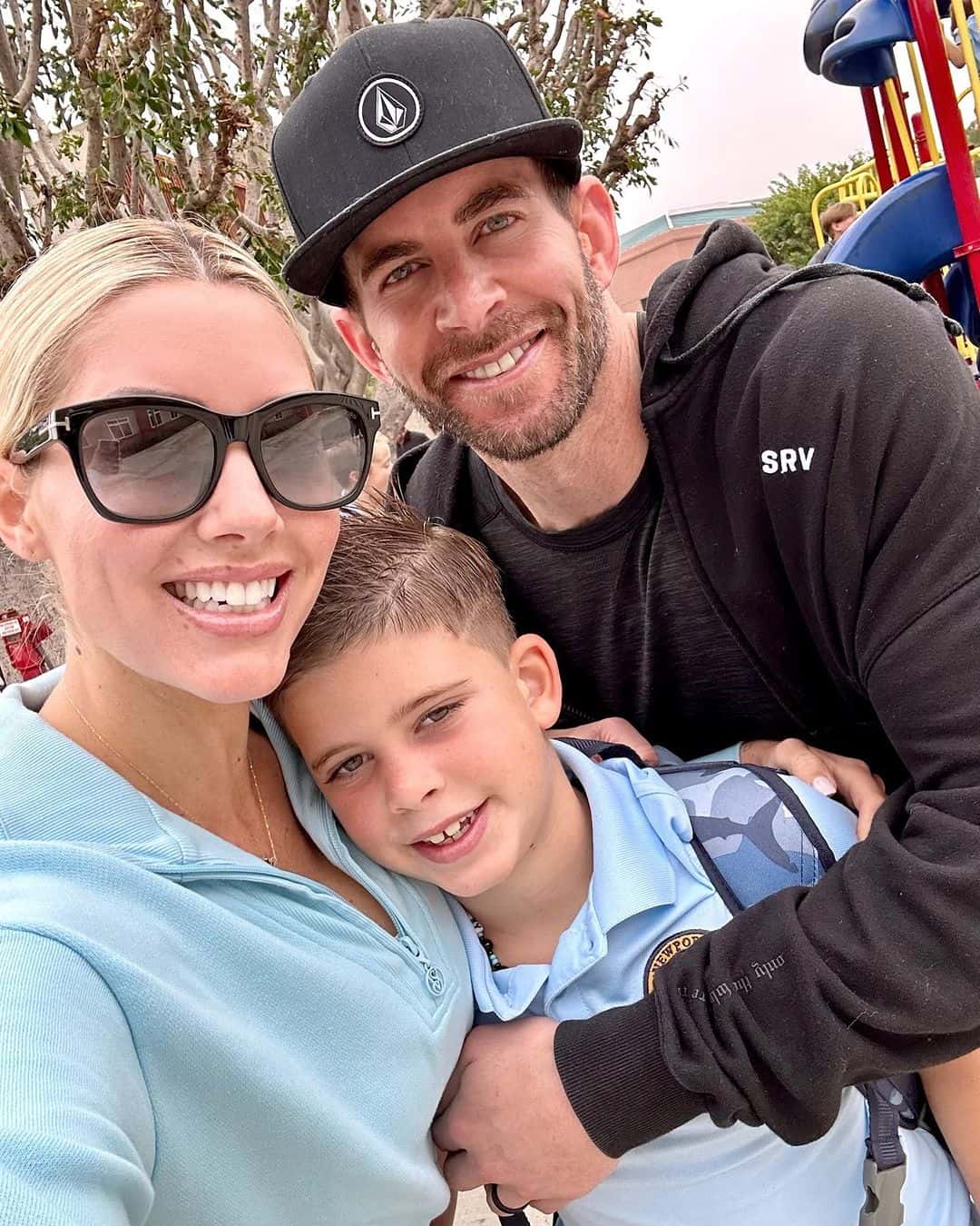 HGTV couple Tarek and Heather El Moussa's boosting son Brayden on his 1st day to 2nd grade in new school (Instagram/@therealtarekelmoussa)