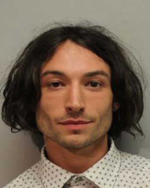 (EDITORS NOTE: Best quality available) In this handout image provided by  Hawaiʻi Police Department, Ezra Miller is seen in a police booking photo after his arrest for disorderly conduct and harassment on March 28, 2022 in Hilo, Hawaii.
