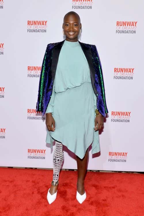 Mama Cax attends the Runway Of Dreams Foundation Fashion Revolution Event at Cipriani 42nd Street on September 5, 2018 in New York City.