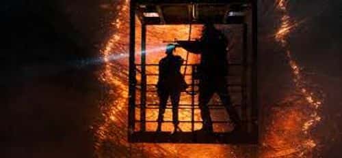 Millie Bobby Brown as Eleven and David Harbour as Jim Hopper in Season 2 of 'Stranger Things' (IMDb)