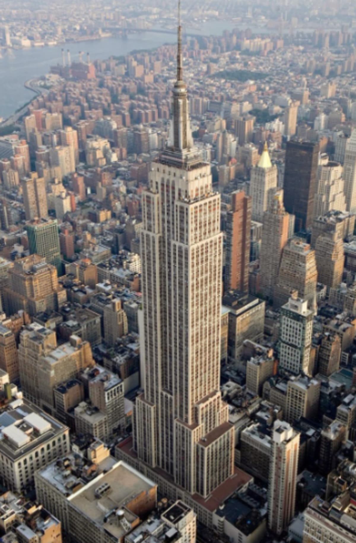 Views of the Empire State Building and of the lower east side in Manhattan.
 (Photo by Sam Valadi via Wikipedia)