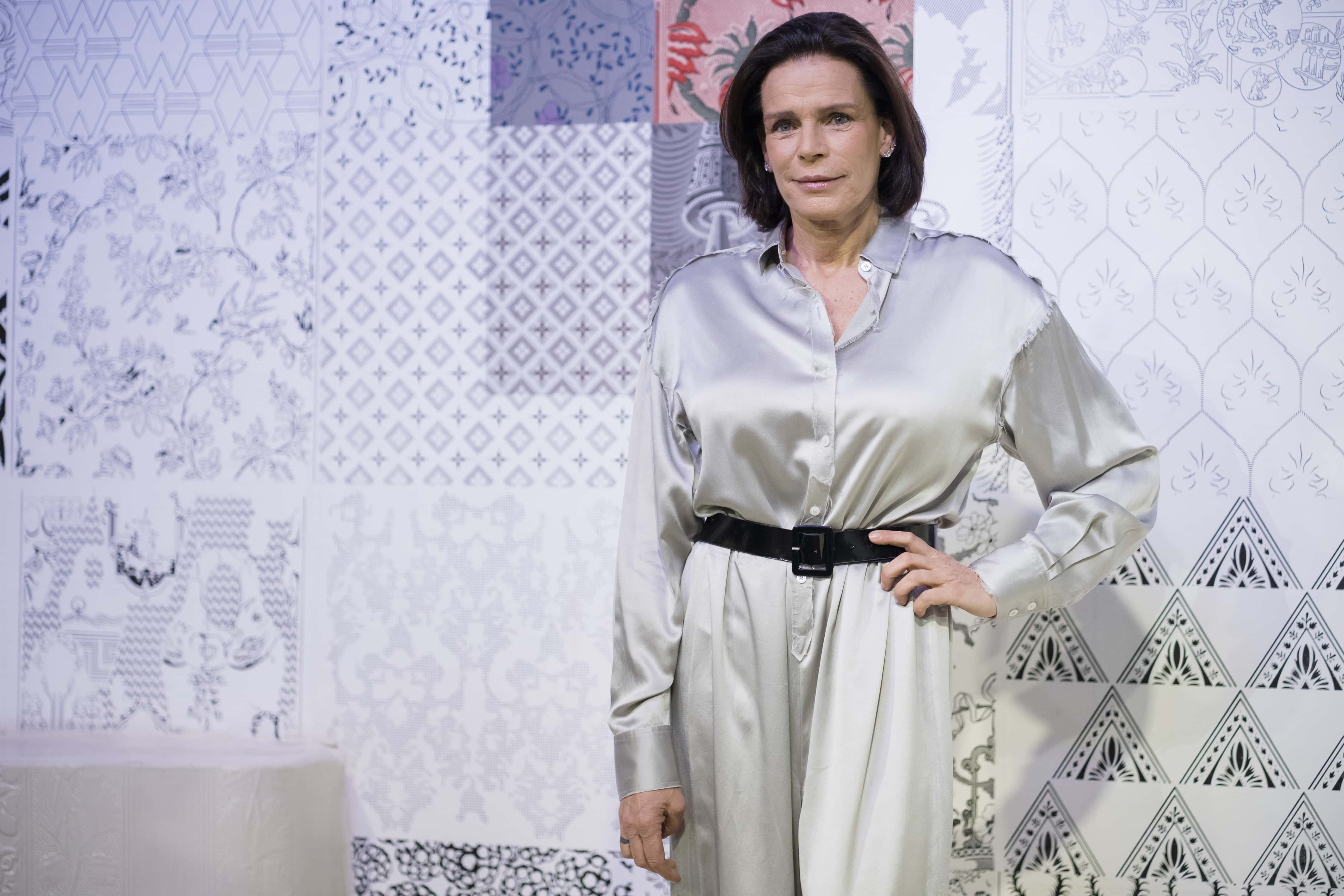 Princess Stephanie of Monaco attends the Alter show as part of the Paris Fashion Week Womenswear Fall/Winter 2020/2021 on February 26, 2020, in Paris, France. (Photo by Francois Durand/Getty Images)