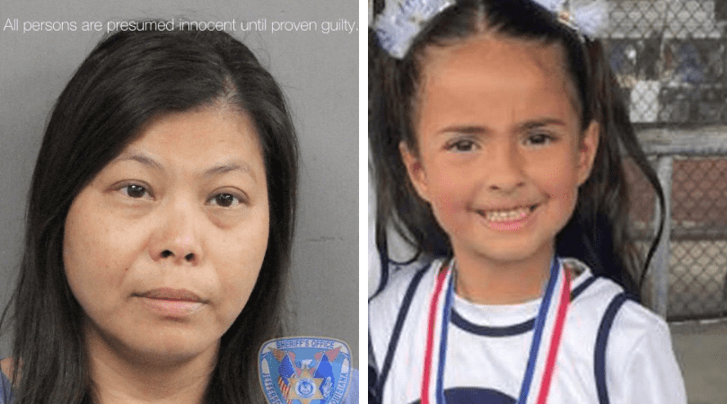 Hannah Landon (L) killed her partner's daughter (Jefferson Parish Sheriff's Office and Facebook)