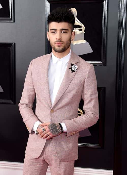 Recording artist Zayn Malik attends the 60th Annual GRAMMY Awards at Madison Square Garden on January 28, 2018 in New York City. (Photo by Jamie McCarthy/Getty Images)