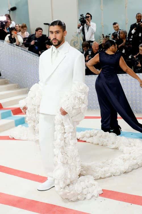 Bad Bunny attends The 2023 Met Gala Celebrating 