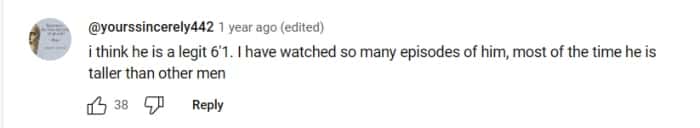 Gordon Ramsay's fan reacted to his height (Rob Paul/ YouTube)