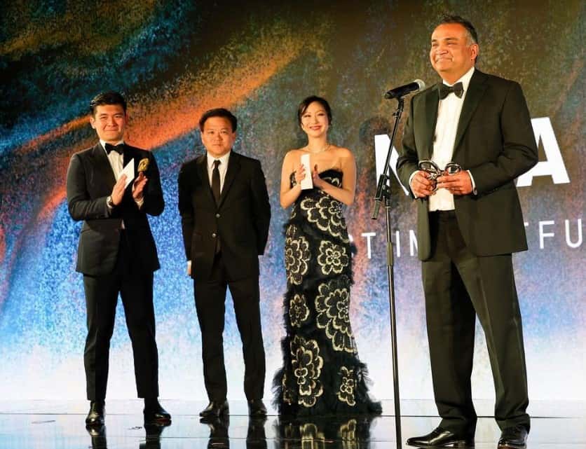 Steven He attends Gold Gala 2023 (thestevenhe/Instagram)