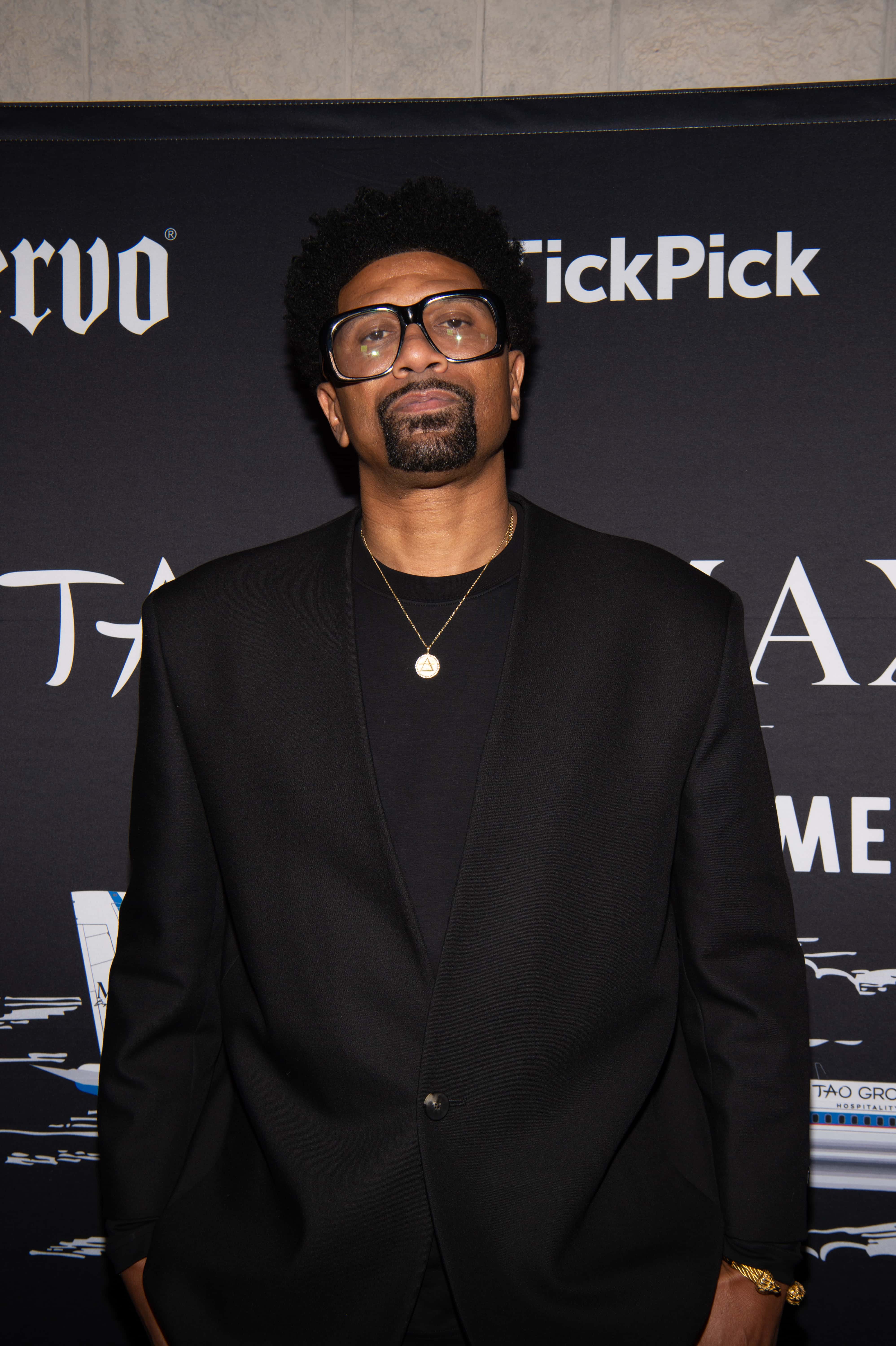 SCOTTSDALE, ARIZONA - FEBRUARY 11: Jalen Rose attends the TAO x Maxim Big Game Party at Southwest Je