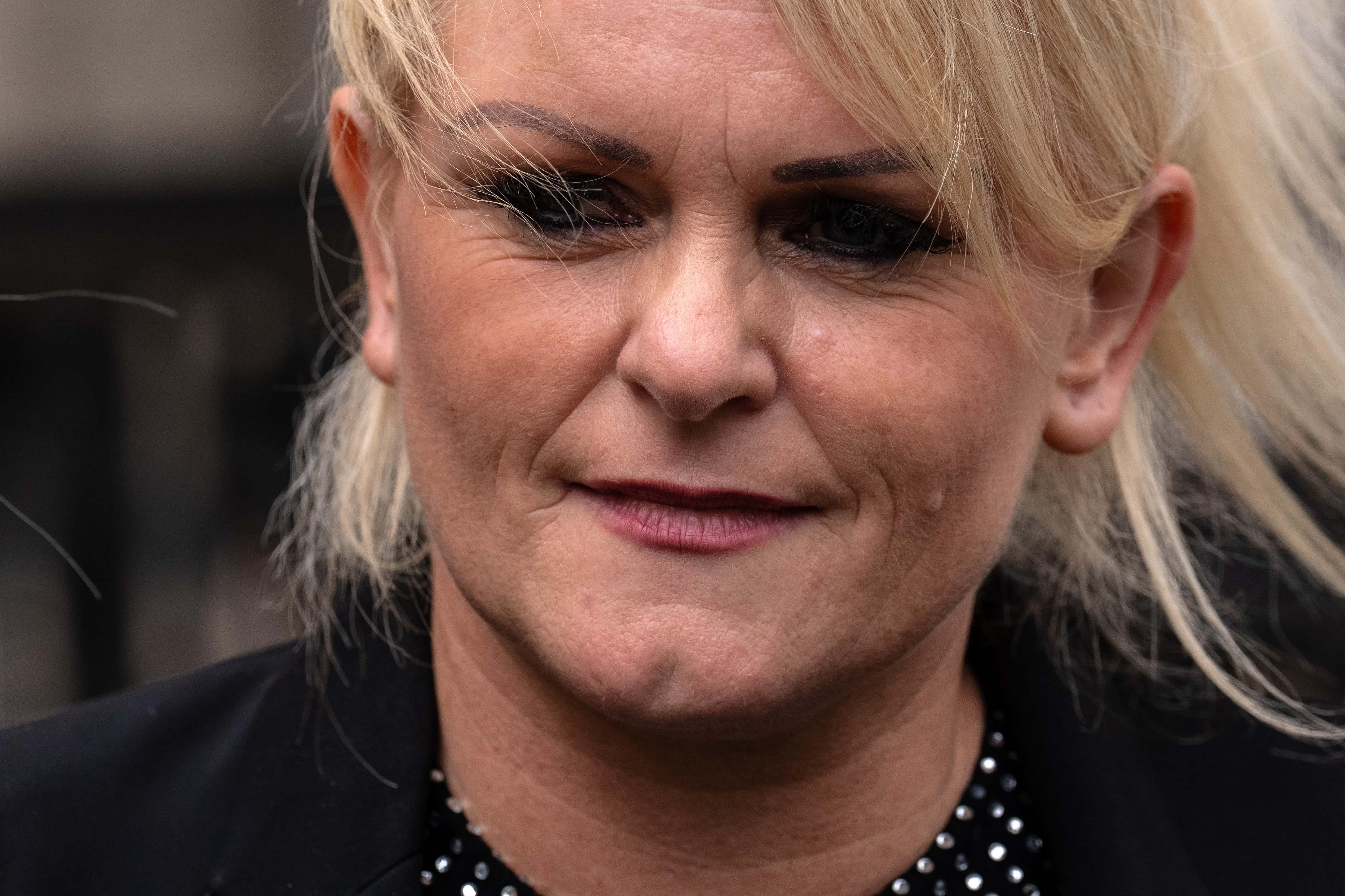 Hollie Dance, the mother of Archie Battersbee, speaks to the media as she leaves the Royal Courts of Justice after winning an appeal for his case to be heard again, on June 29, 2022 in London, England. The Court of Appeal has heard a plea by the family of 12-year-old Archie Battersbee to overturn a previous court ruling that he is dead and his life support system should be removed. His parents Hollie Dance and Paul Battersbee have appealed the ruling, saying his heart is still beating and they want treatment to continue. (Photo by Carl Court/Getty Images)