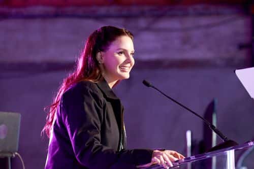 Lana Del Rey accepts the Decade Award onstage during attends Variety's Hitmakers Brunch presented by Peacock | Girls5eva on December 04, 2021 in Downtown Los Angeles.