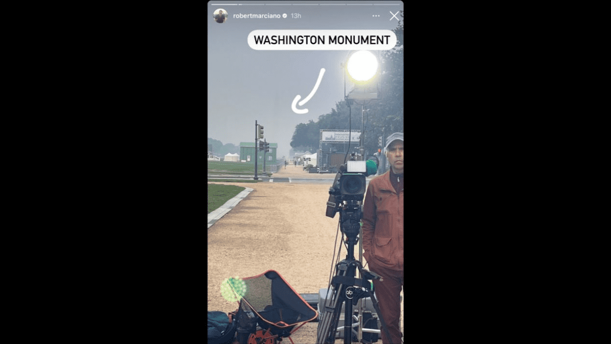 'Good Morning America' host Rob Marciano shared a story from Washington on his Instagram (@robertmarciano/Instagram)