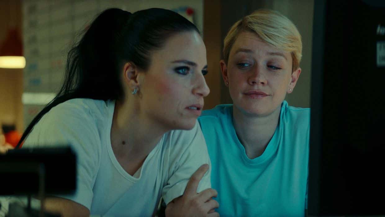 Josephine Park as Christina Aistrup Hansen and Fanny Louise Bernth as Pernille Kurzmann Larsen in 'The Nurse' (Netflix)