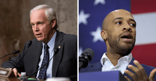 (Photo by Alex Brandon-Pool/Getty Images and Scott Olson/Getty Images)