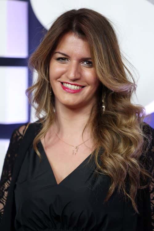 Marlène Schiappa arrives at the 48th Cesar Film Awards at L'Olympia on February 24, 2023 in Paris, France.