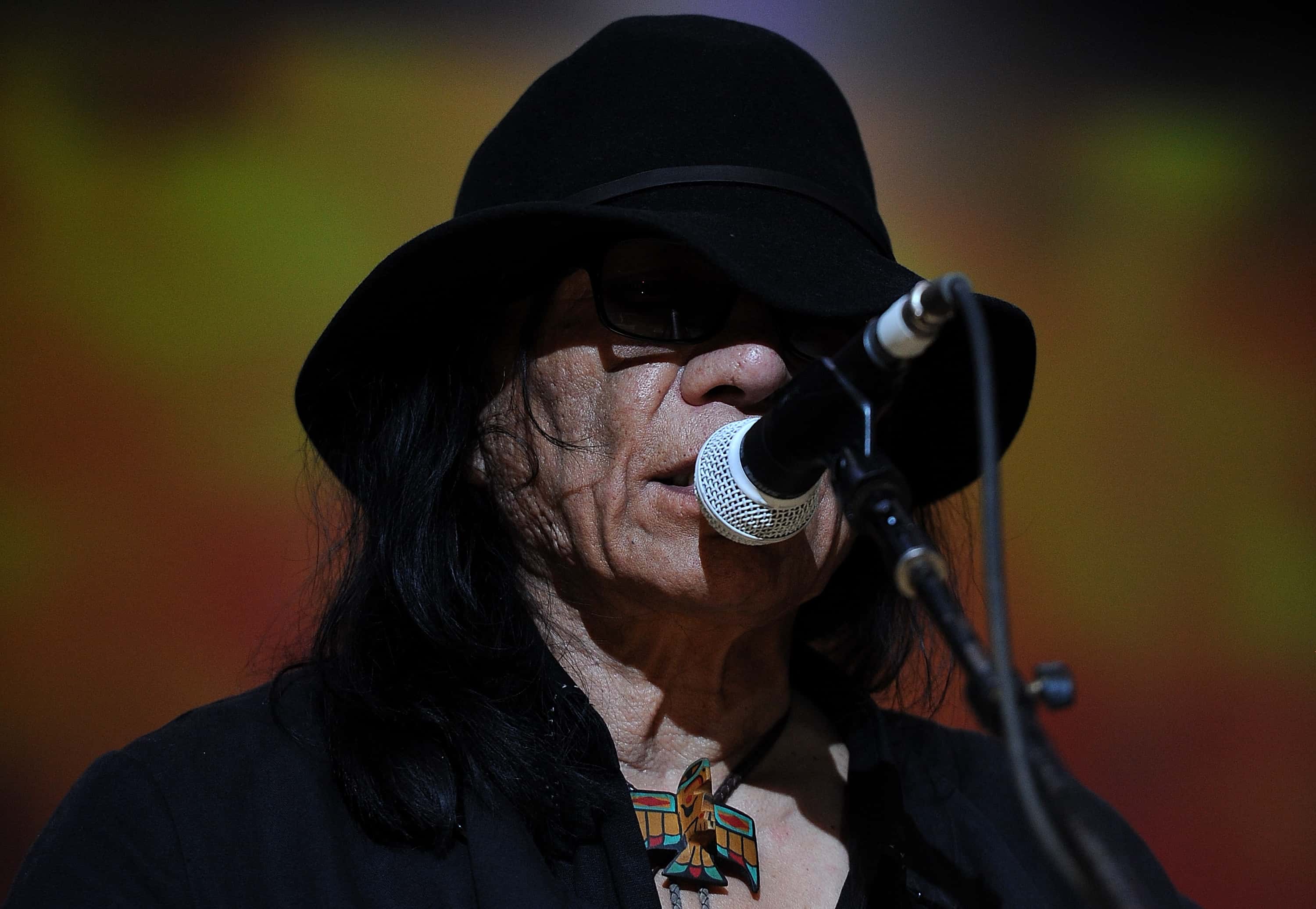 BYRON BAY, AUSTRALIA - MARCH 29: Rodriguez performs on stage at Bluesfest Byron Bay 2013 - Day 2 on March 29, 2013 in Byron Bay, Australia. (Photo by Matt Roberts/Getty Images)