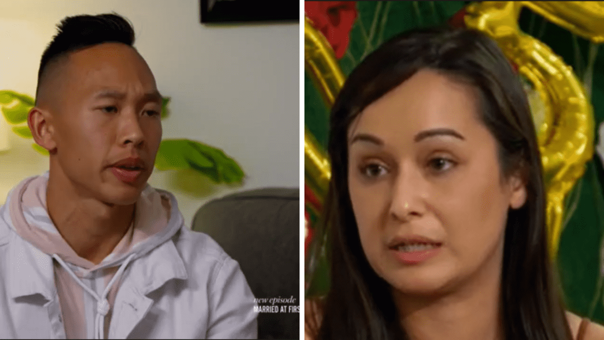 Binh and Morgan in 'MAFS' Season 15 episode 11 (Lifetime)