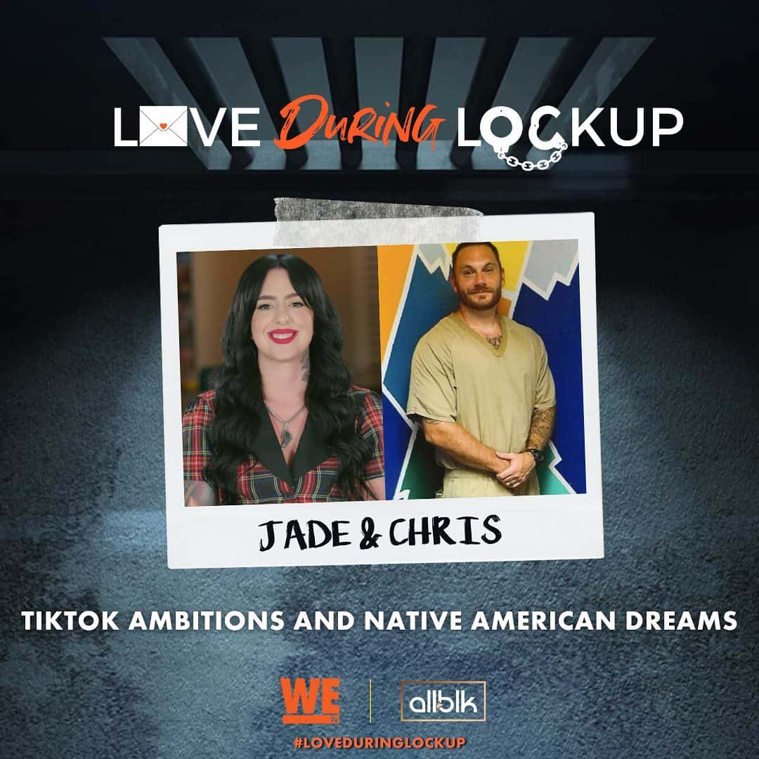 Jade and Chris from WE TV's 'Love Durin Lockup' Season 3 (@loveafterlockup_wetv/Instagram) 