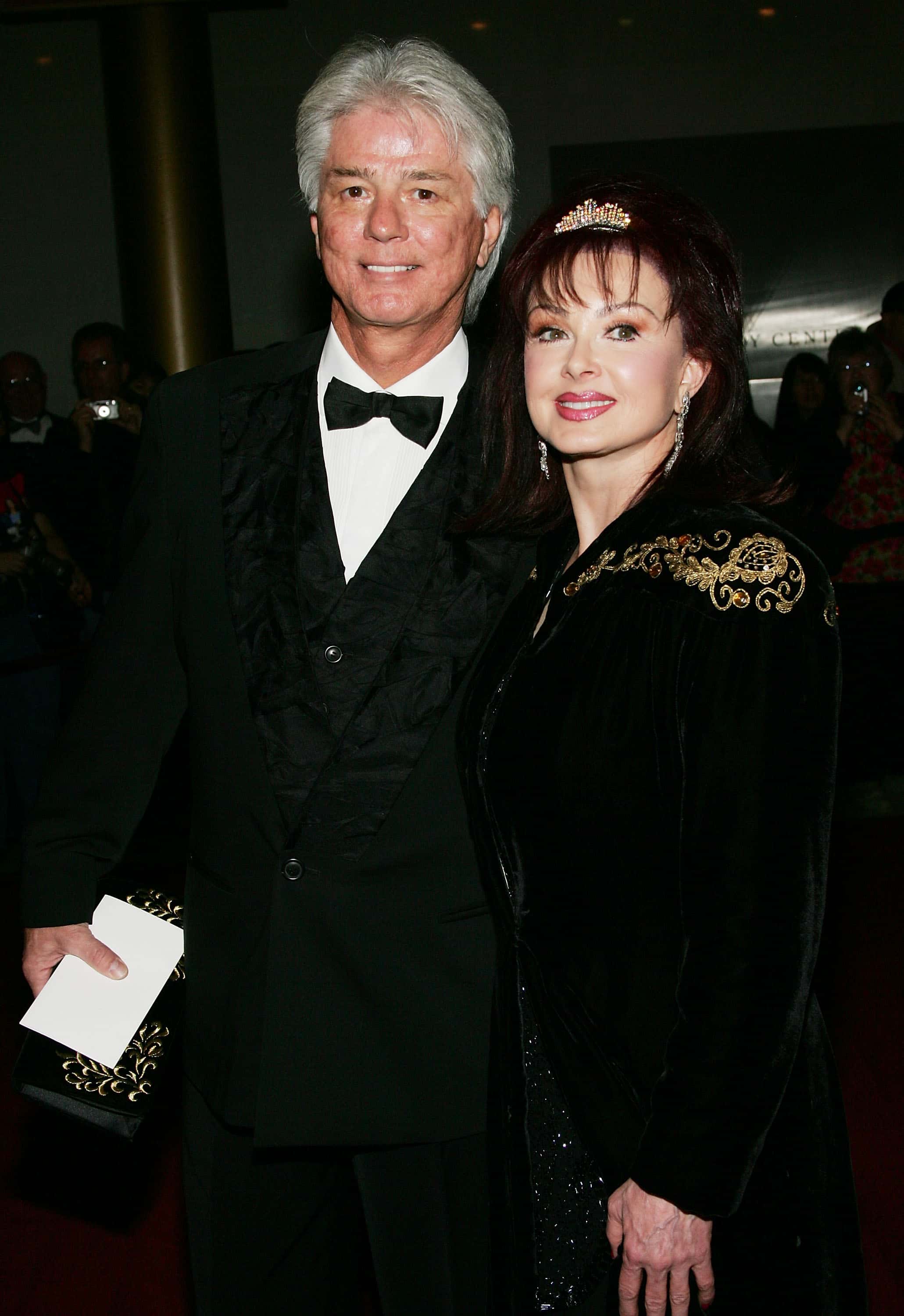 Singer Naomi Judd and husband Larry Strickland arrive at the 27th Annual Kennedy Center Honors Gala at The Kennedy Center for the Performing Arts December 5, 2004 in Washington, DC.