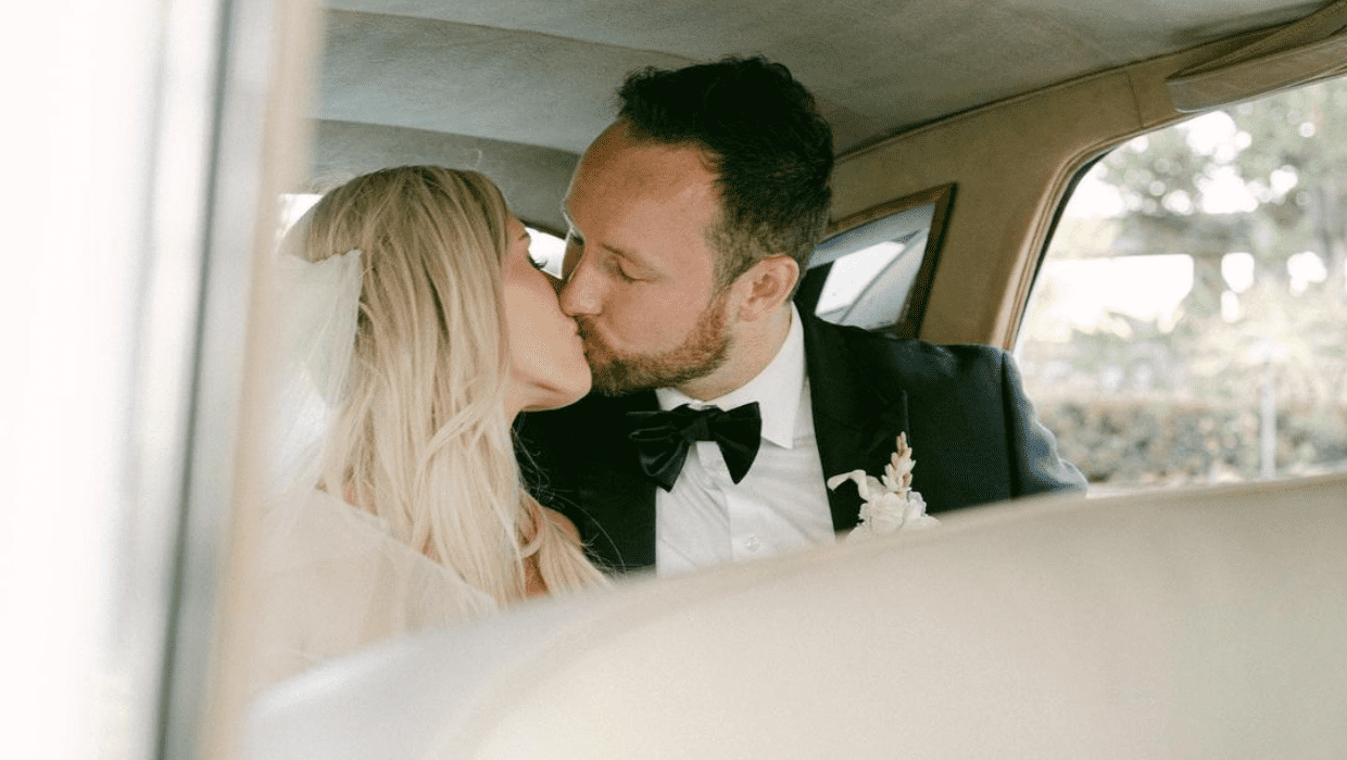 Hunter Parr and Alexis Maloney got married last year (Instagram/papa_parr)