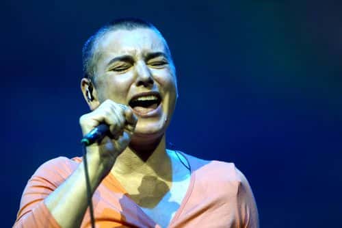 Sinead O'Connor performs on stage during day two of the East Coast Blues & Roots Festival on March 21, 2008 in Byron Bay, Australia.