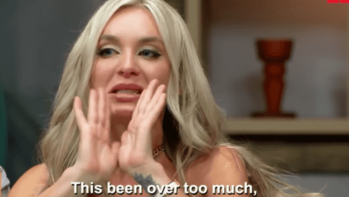 Yara breaks down during the final Tell-All episode of '90 Day Fiance: Happily Ever After?' Season 7 speaking about not wanting to have a second child (TLC)