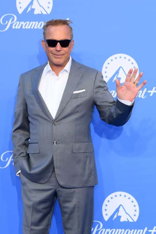 Kevin Costner arrives at the Paramount+ UK launch at Outernet London on June 20, 2022 in London, England. (Photo by Joe Maher/Getty Images for Paramount+)