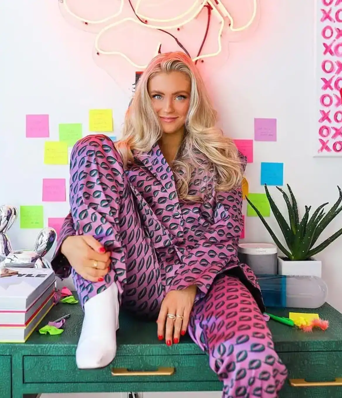 Samantha Feher seems pretty cool about her ex dating Maddona and even joked about it (@samanthafeher/ Instagram)