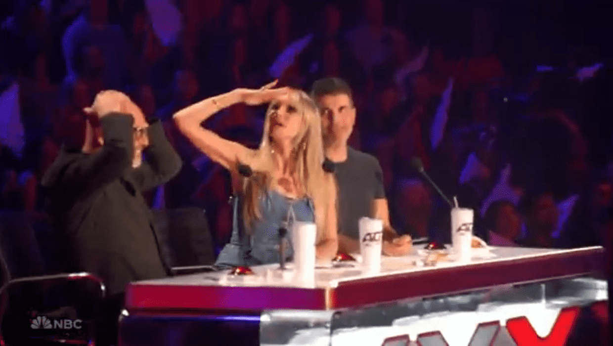 The judges reactions. (Credits:NBC)