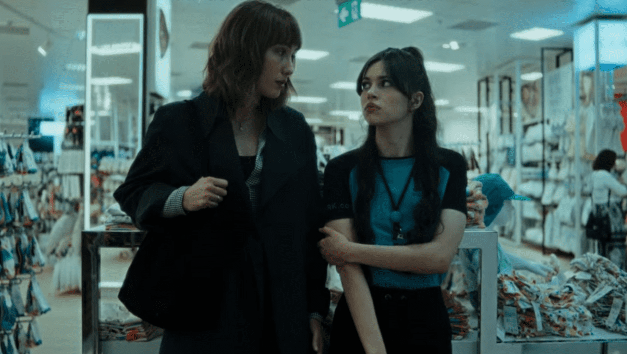 A Still from Netflix 'Muted' starring Almudena Amor as Ana and Cristina Kovani as Marta (Netflix)