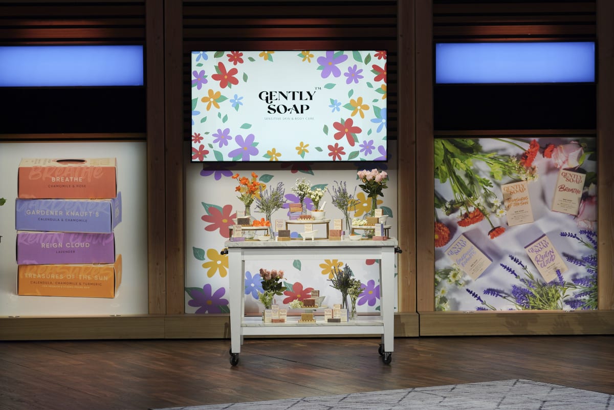 Gently Soap by Kristen Dunning as seen on 'Shark Tank' Season 15 Episode 1 (Christopher Willard/ ABC)