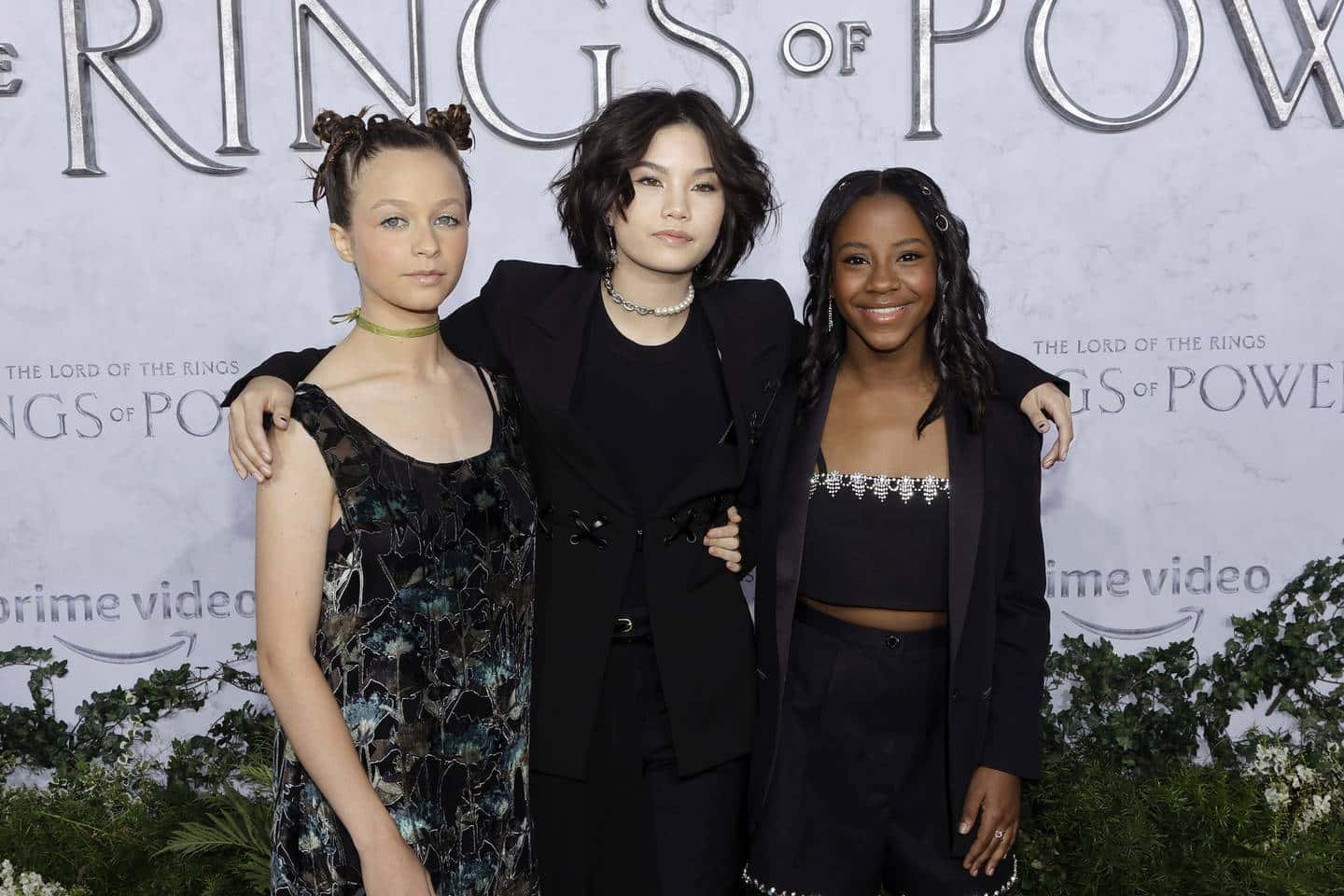 Sofia Rosinsky, Riley Lai Nelet and Camryn Jones attend the premiere of Prime Video's