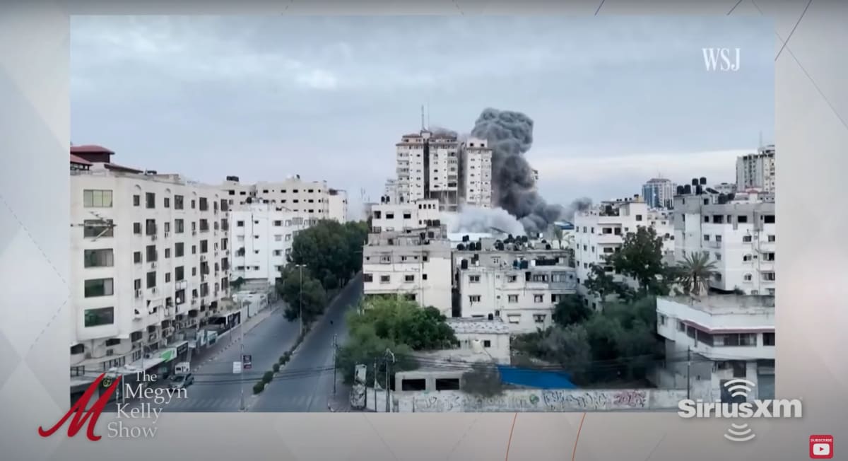 Megyn Kelly reported that Israel has asked Gaza civilians to leave their home immediately (@MegynKelly/YouTube)