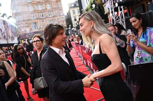 Tom Cruise and Vanessa Kirby attend the UK Premiere of 