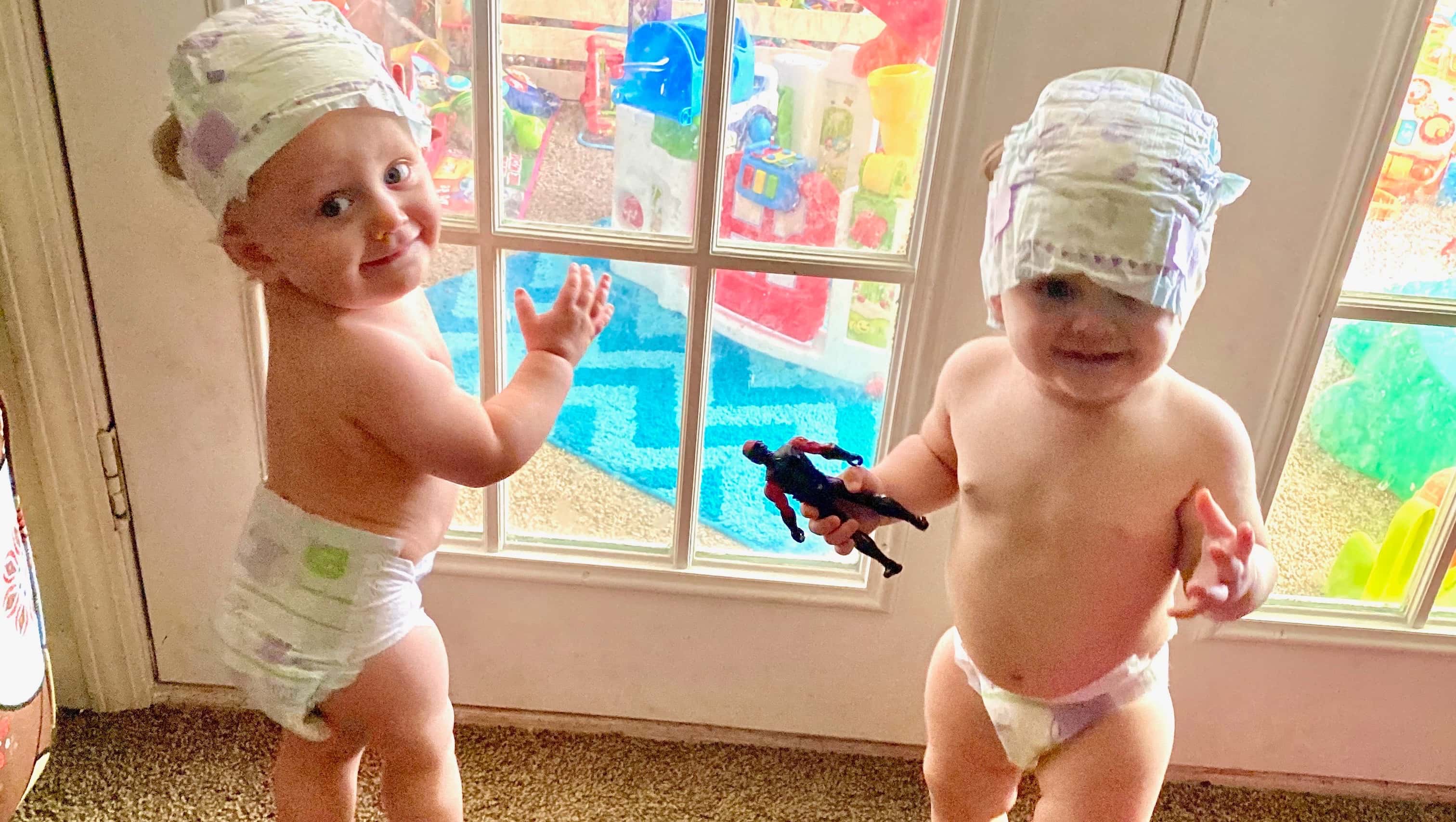 Kellan and Aurora as toddlers (GoFundMe)