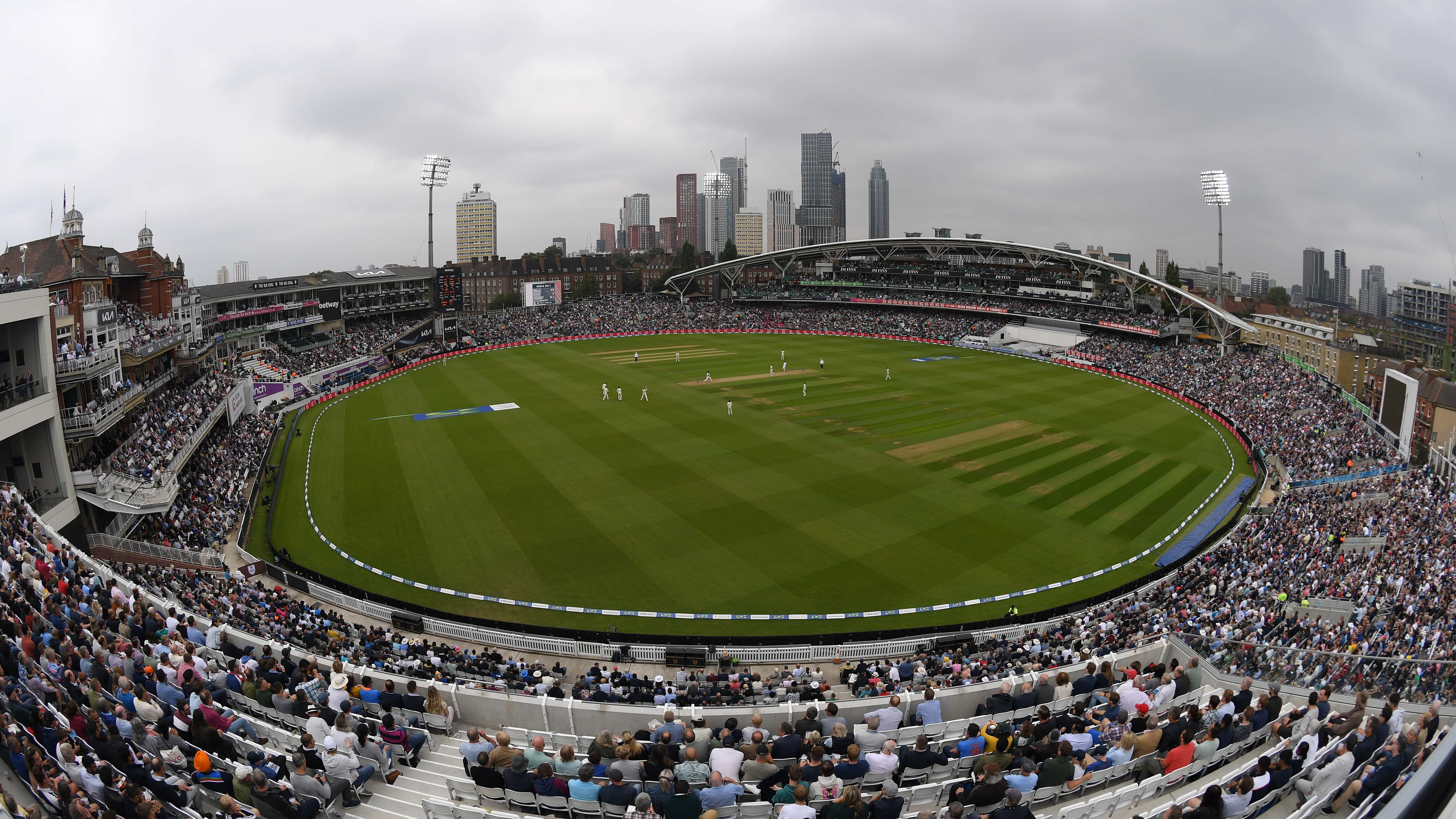 General view during the Fourth LV= Insurance Test Match: Day Three between England and India at The Kia Oval on September 04, 2021 in London, England.