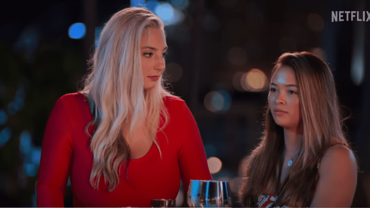 Lexi Goldberg and Raelyn Cheung-Sutton in 'The Ultimatum: Queer Love' (YouTube/Netflix)