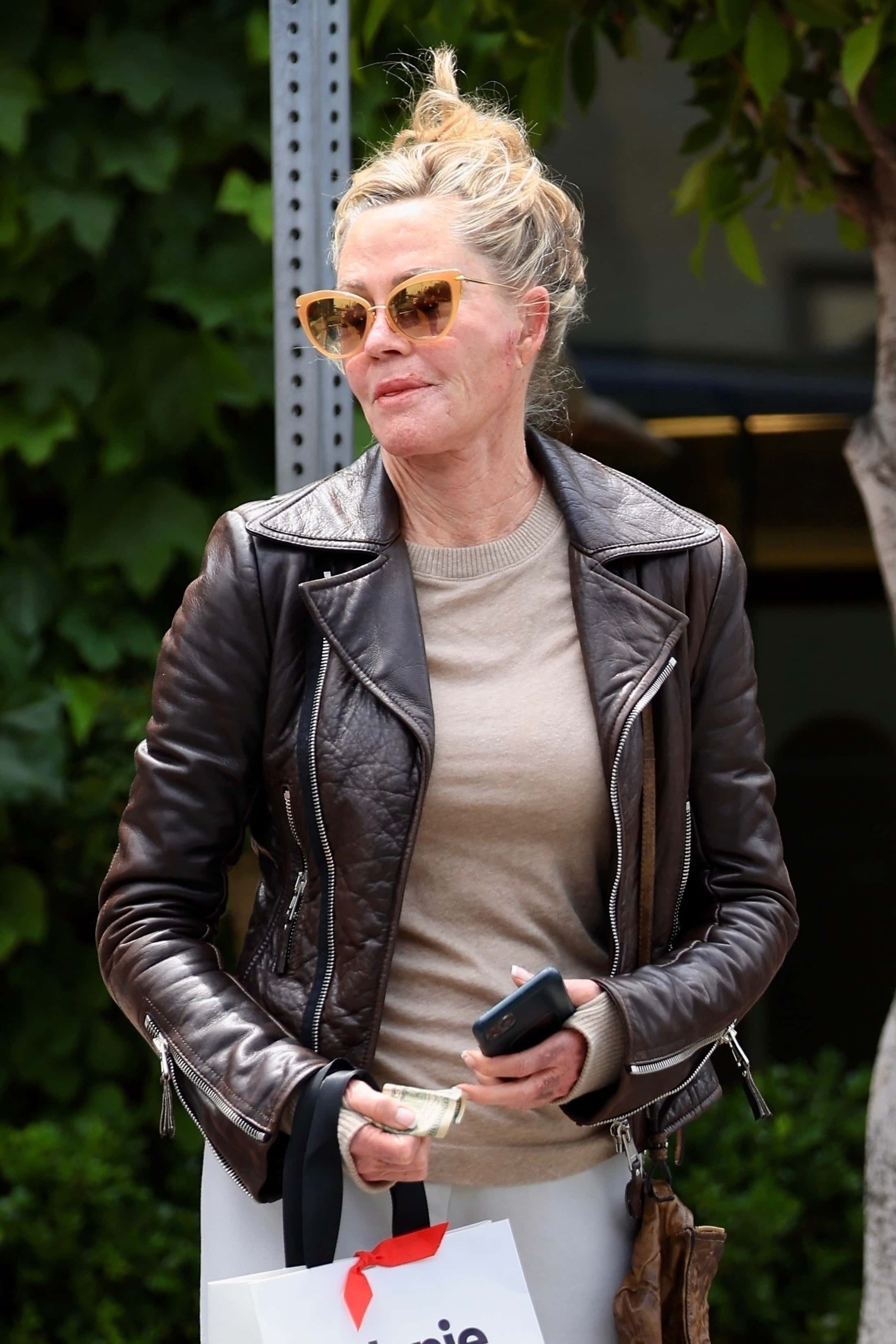 Melanie Griffith is amid skin cancer battle (Backgrid)