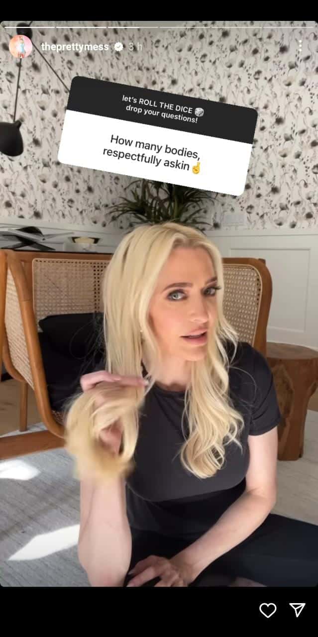 'RHOBH' star Erika Jayne reveals the number of people she has slept with (@theprettymess/Instagram) 