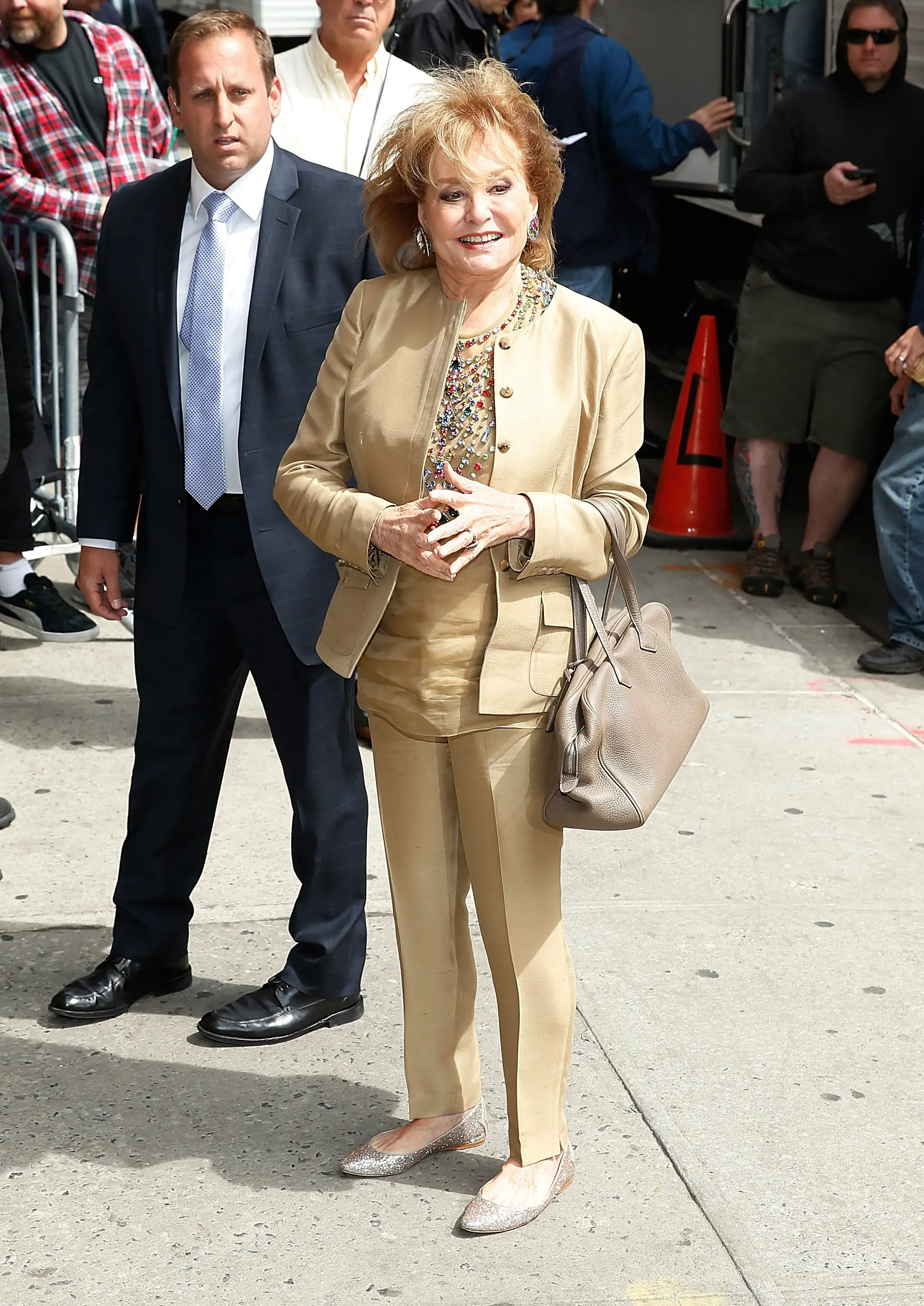 Barbara Walters visits
