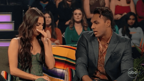 Genevieve Parisi and Aaron Clancy in 'Bachelor in Paradise' 2022 Finale Part 2 (ABC)