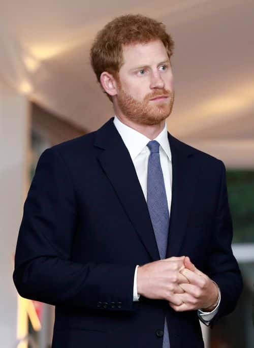 Prince Harry attends The Landmine Free World 2025 reception on International Mine Awareness Day at The Orangery on April 4, 2017 in London, England. 2017 is the 20th anniversary of the Anti-Personnel Mine Ban Treaty in Ottawa signing, which Prince Harry's Mother, Princess Diana, was closely involved in. (Photo by John Phillips/Getty Images)